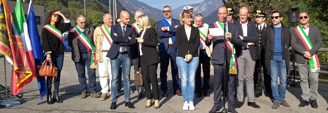 inaugurazione del nuovo tratto di ciclabile che congiunge Valstagna a Campolongo sul Brenta