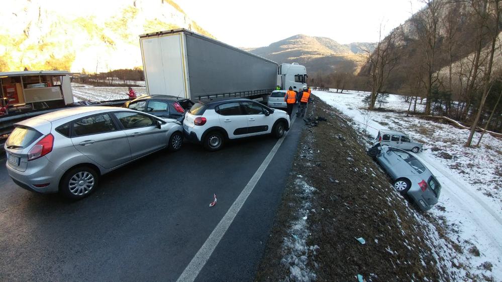 Incidente valsugana ghiaccio foto ceccon